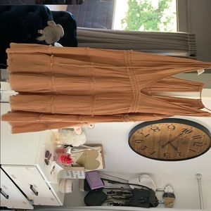 Tan loose dress